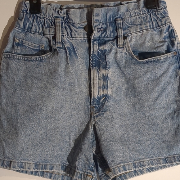 a.n.a Blue Jean Shorts High-Waisted Vintage Style - Picture 3 of 4